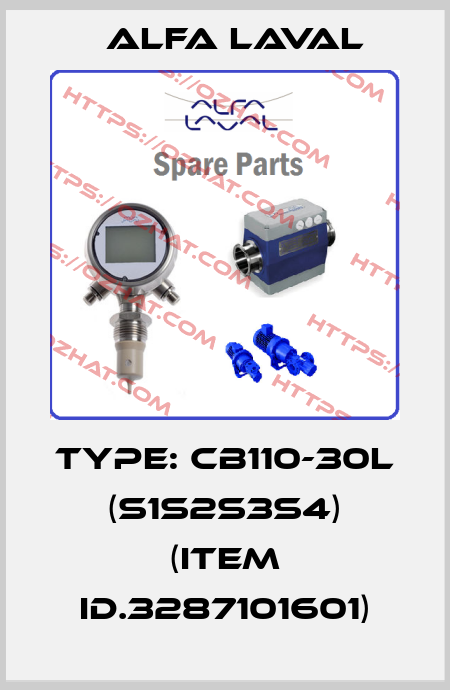 Type: CB110-30L (S1S2S3S4) (Item ID.3287101601) Alfa Laval