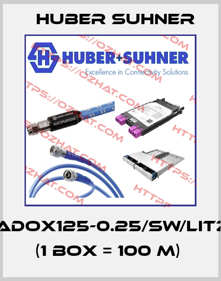 RADOX125-0.25/SW/LITZE (1 box = 100 m)  Huber Suhner