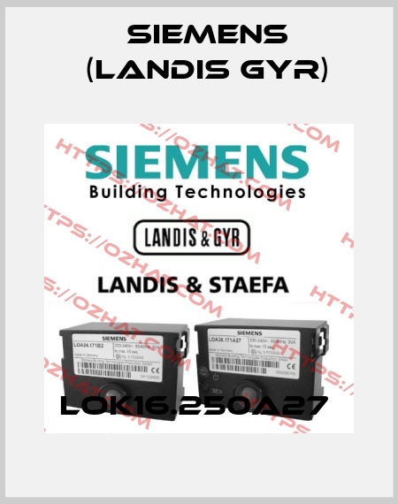 LOK16.250A27  Siemens (Landis Gyr)