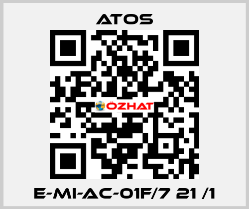 E-MI-AC-01F/7 21 /1 Atos