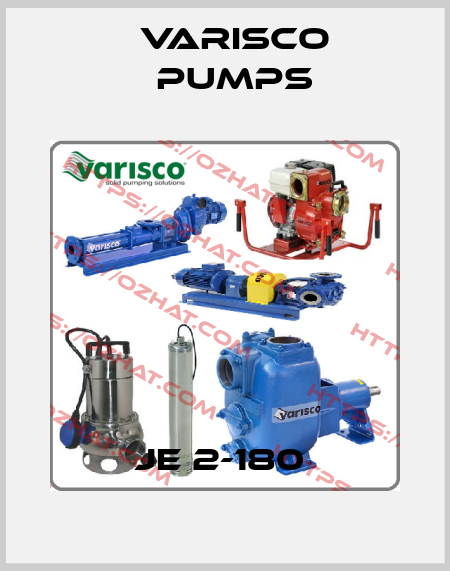 JE 2-180  Varisco pumps