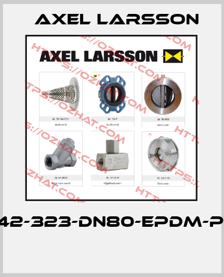 AL42-323-DN80-EPDM-PN10  AXEL LARSSON