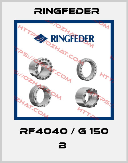 RF4040 / G 150 B  Ringfeder