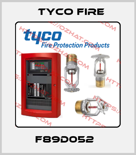 F89D052   Tyco Fire