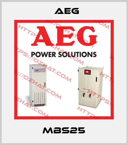 Mbs25 AEG