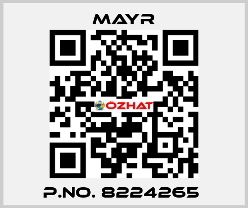 P.No. 8224265  Mayr