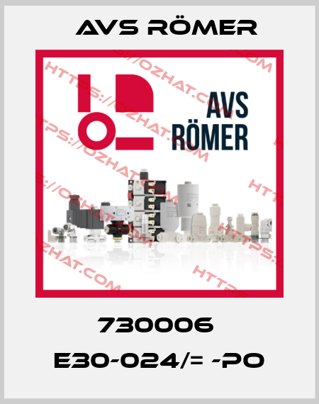 730006  E30-024/= -PO Avs Römer