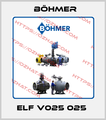 ELF V025 025  Böhmer