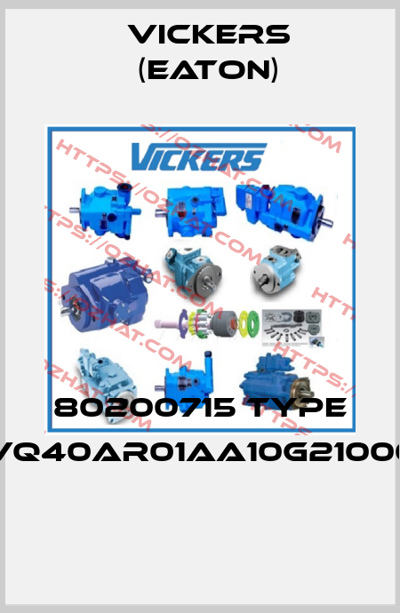 80200715 Type PVQ40AR01AA10G210000  Vickers (Eaton)
