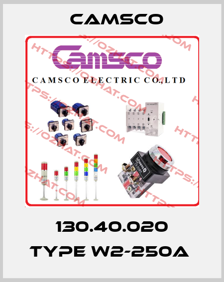 130.40.020 Type W2-250A  CAMSCO