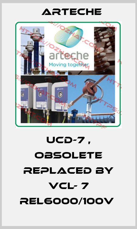 UCD-7 , obsolete replaced by VCL- 7 REL6000/100V  Arteche