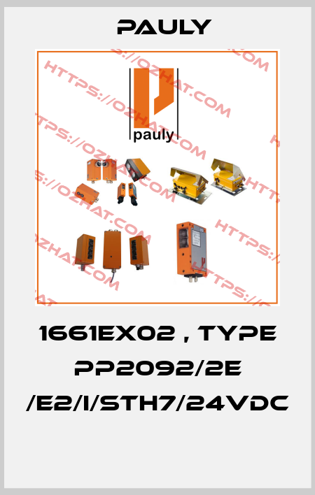 1661Ex02 , type PP2092/2E /e2/i/stH7/24VDC  Pauly