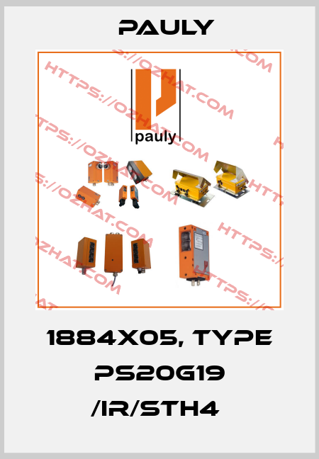 1884x05, type PS20G19 /ir/stH4  Pauly