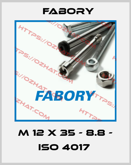 M 12 X 35 - 8.8 - ISO 4017  Fabory