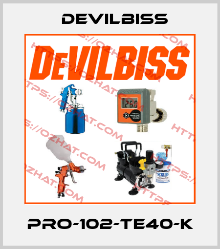 PRO-102-TE40-K Devilbiss