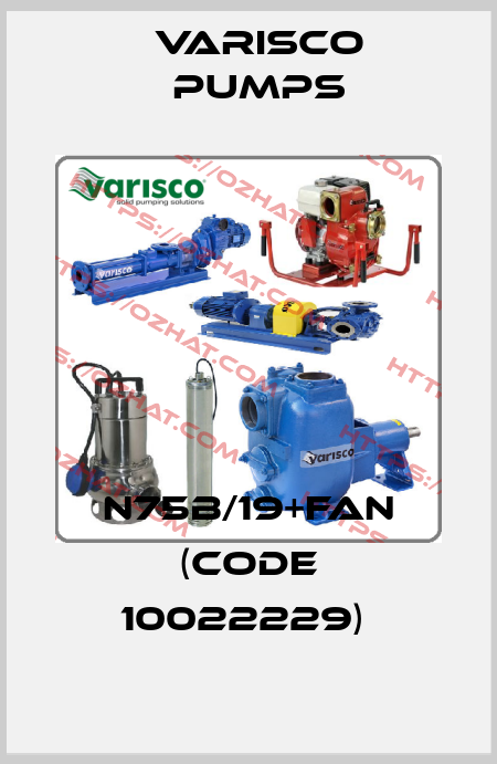  N75B/19+FAN (code 10022229)  Varisco pumps