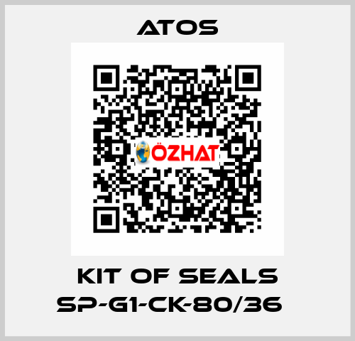 Kit of seals SP-G1-CK-80/36   Atos
