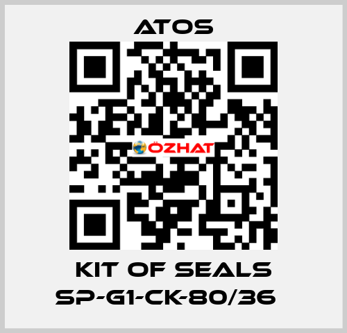 Kit of seals SP-G1-CK-80/36   Atos