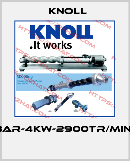1M3/H-70BAR-4KW-2900TR/MIN-400V-IE3  KNOLL