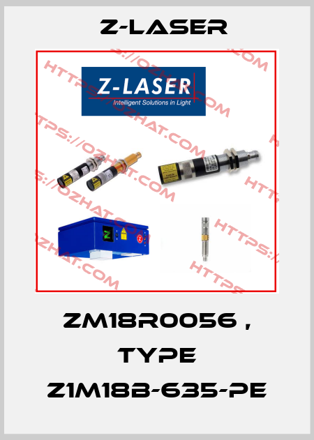 ZM18R0056 , type Z1M18B-635-pe Z-LASER