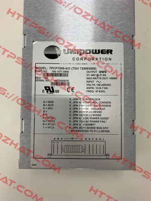 TPCP7000431 Unipower