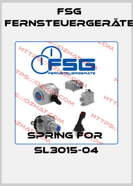 spring for  SL3015-04 FSG Fernsteuergeräte