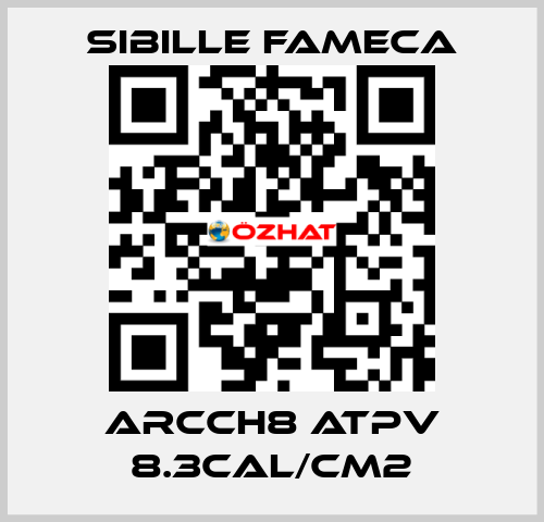 ARCCH8 ATPV 8.3CAL/CM2 Sibille Fameca