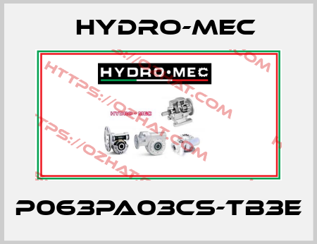 P063PA03CS-TB3E Hydro-Mec