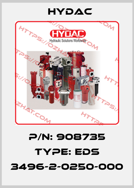 P/N: 908735 Type: EDS 3496-2-0250-000 Hydac
