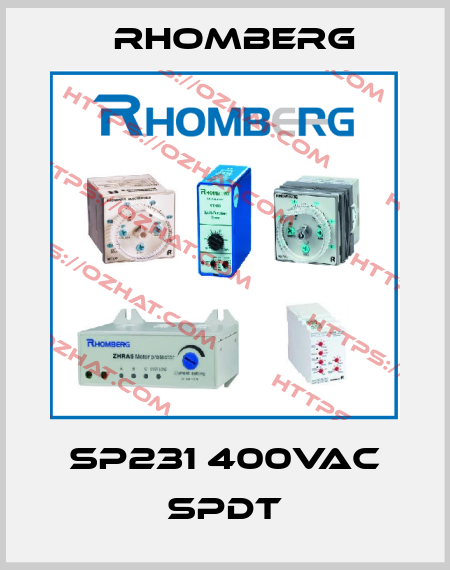 SP231 400VAC SPDT Rhomberg