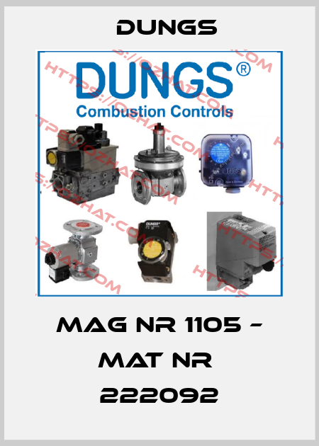 MAG NR 1105 – MAT NR  222092 Dungs