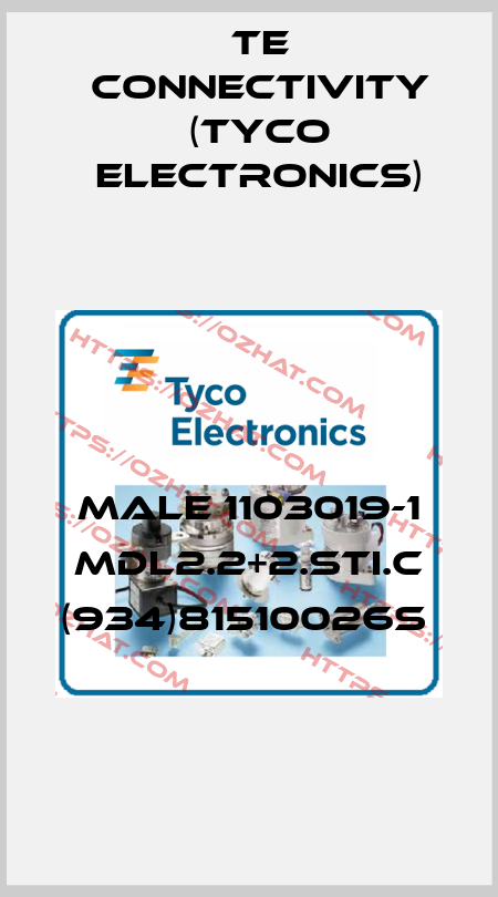 MALE 1103019-1 MDL2.2+2.STI.C (934)81510026S  TE Connectivity (Tyco Electronics)