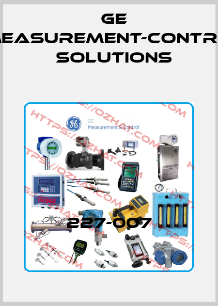 227-007 GE Measurement-Control Solutions