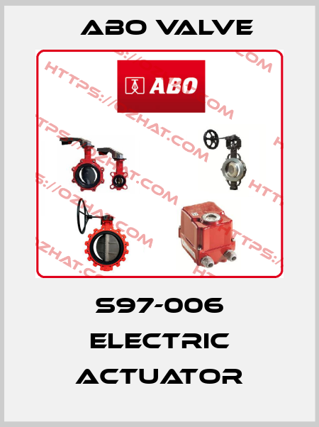 S97-006 ELECTRIC ACTUATOR ABO Valve