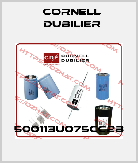 500113U075CC2B Cornell Dubilier