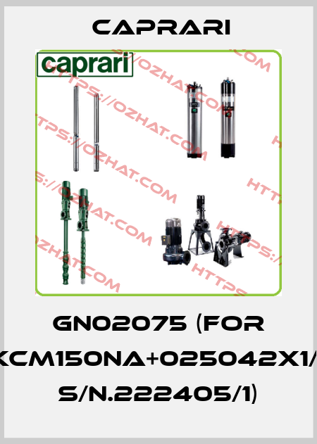 GN02075 (for KCM150NA+025042X1/1 s/n.222405/1) CAPRARI 