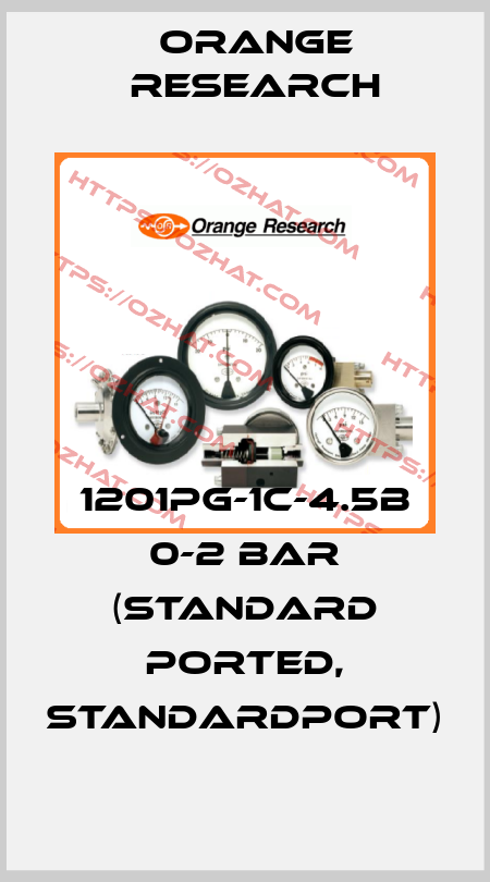 1201PG-1C-4.5B 0-2 BAR (standard ported, Standardport) Orange Research