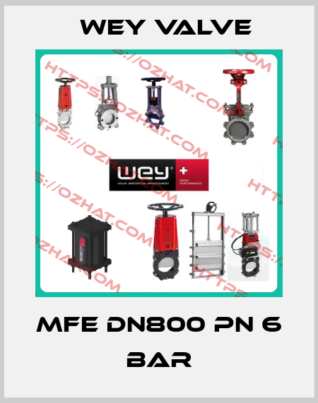 MFE DN800 PN 6 bar Wey Valve