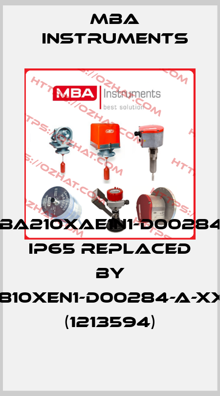 MBA210XAE1N1-D00284A IP65 REPLACED BY MBA810XEN1-D00284-A-XXXXX (1213594) MBA Instruments