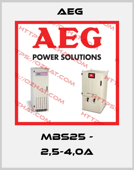 MBS25 - 2,5-4,0A AEG