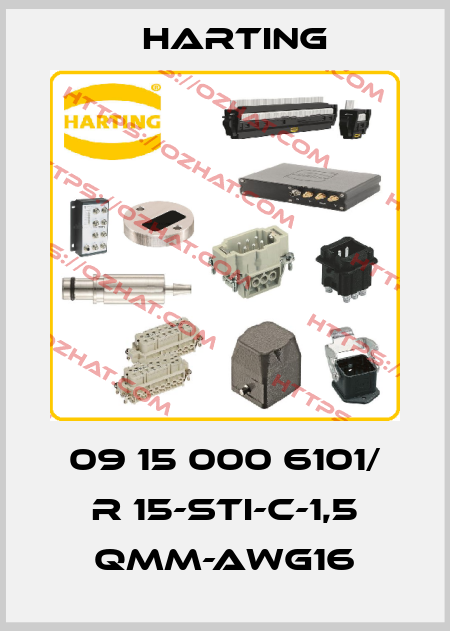 09 15 000 6101/ R 15-STI-C-1,5 QMM-AWG16 Harting