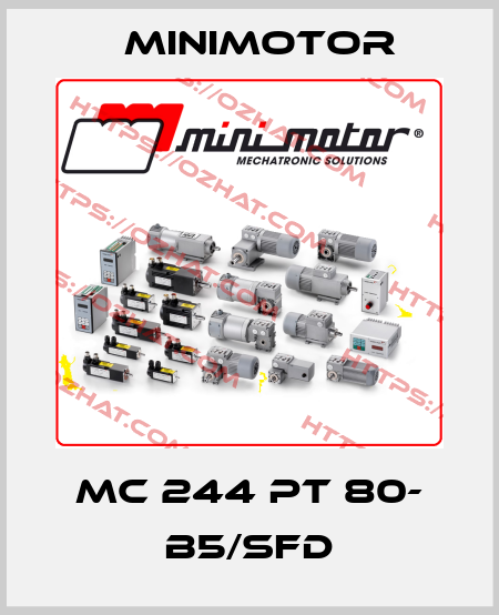 MC 244 PT 80- B5/SFD Minimotor