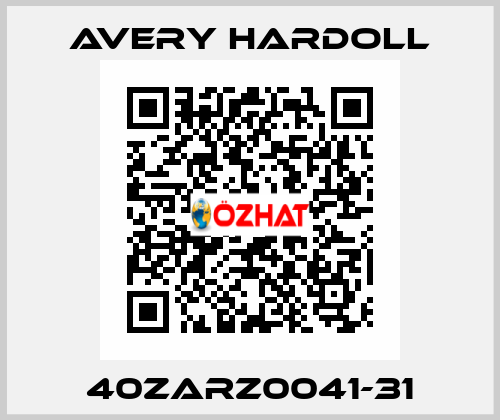 40ZARZ0041-31 AVERY HARDOLL