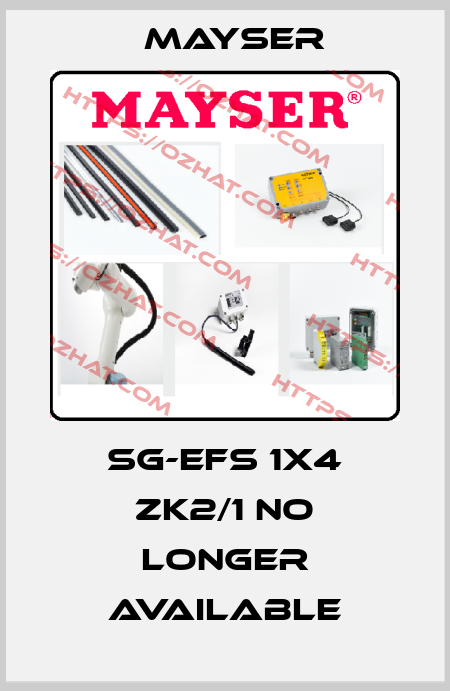 SG-EFS 1X4 ZK2/1 no longer available Mayser