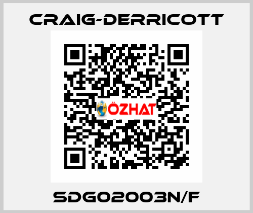 SDG02003N/F Craig-Derricott