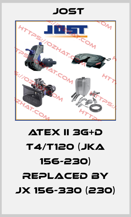 ATEX II 3G+D T4/T120 (JKA 156-230) replaced by JX 156-330 (230) Jost
