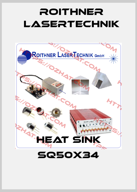 Heat Sink SQ50x34 Roithner LaserTechnik