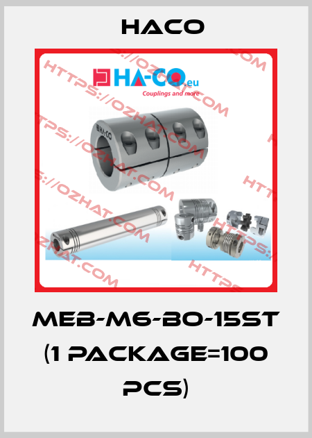 MEB-M6-BO-15ST (1 package=100 pcs) HACO