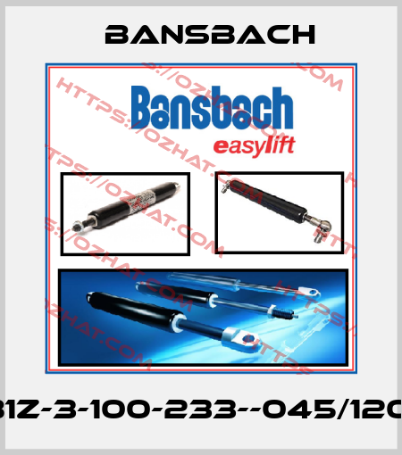 B1B1Z-3-100-233--045/1200N Bansbach