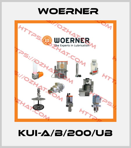 KUI-A/B/200/UB Woerner
